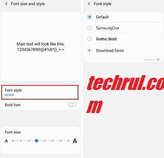 How to Change Font Size on Samsung Galaxy F41 